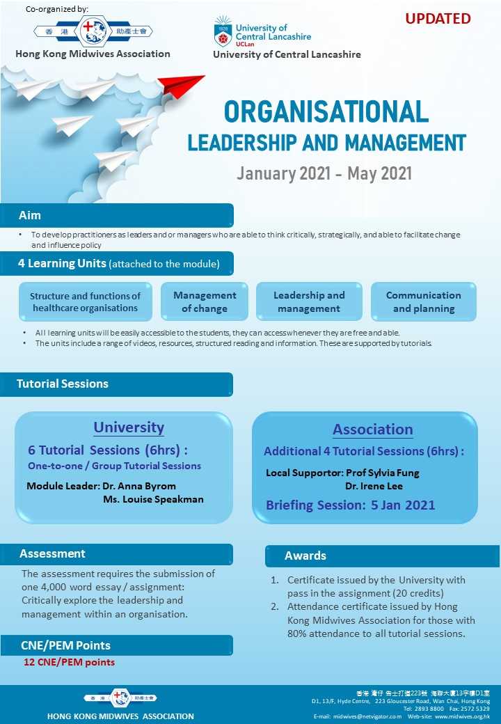 Organisational Leadership and Management